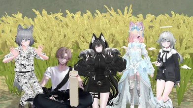 VRCプロフで知り合った方々が自然に集まったんです！この出会いに感謝！このサイトに感謝！