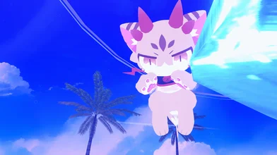 きりしまさんが水中で泳ぐとこんな感じになるらしい