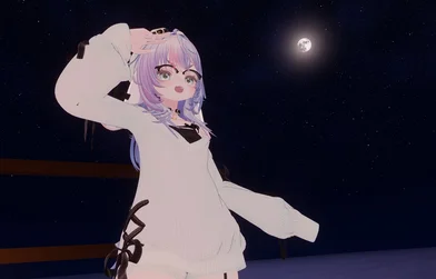 夜に癒されるじょ〜