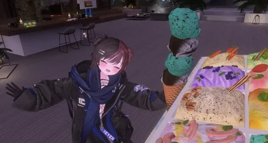 ほれ4段アイスや。食いたいやろ？